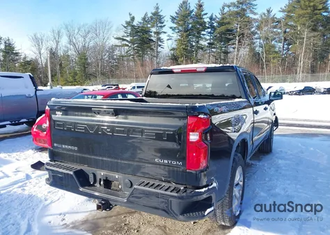 2023 Chevrolet Silverado 1500 4Wd Short Bed Custom из США, поврежденный, VIN 3GCPDBEK8PG156124